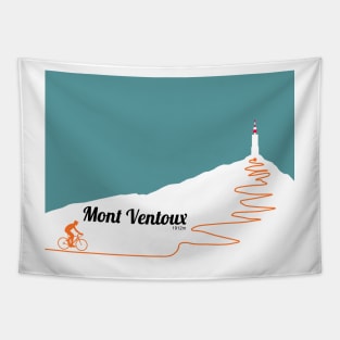 Mont Ventoux Cycling Artwork Tapestry