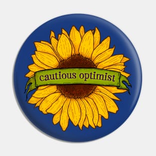 INNER OUTLOOK Cautious Optimist Pin