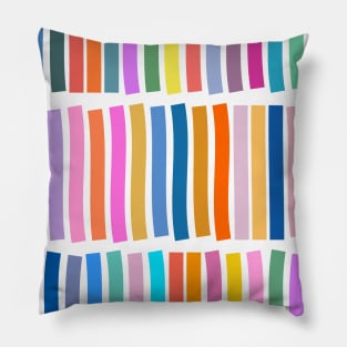 Colorful Geometric Lines Pillow