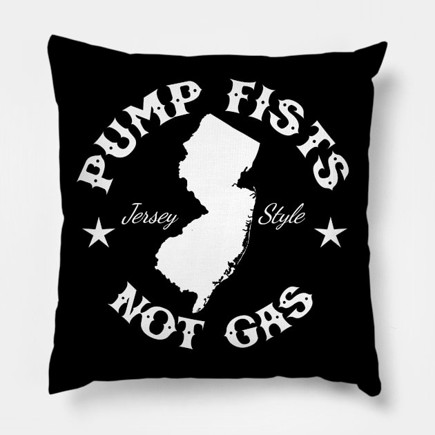 Pump Fists Not Gas Pillow by PopCultureShirts