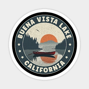 Buena Vista Lake California Sunset Magnet