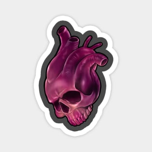 Heart Skull Magnet