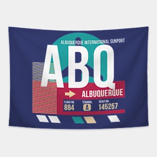 Albuquerque (ABQ) Airport Code Baggage Tag E Tapestry