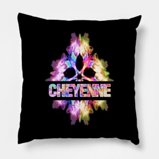 Cheyenne Tie Dye Watercolor Gift Souvenir Pillow