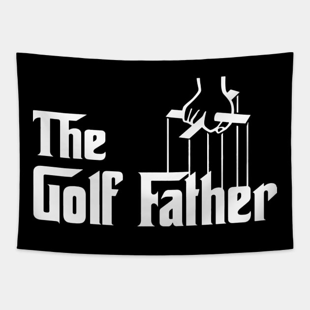 The Golf Father Tapestry by Issaker