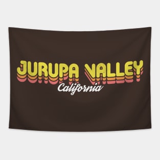 Retro Jurupa Valley California Tapestry