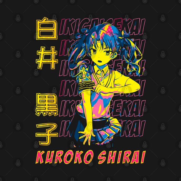 Kuroko Shirai Pop Art | IKIGAISEKAI V4 by IKIGAISEKAI