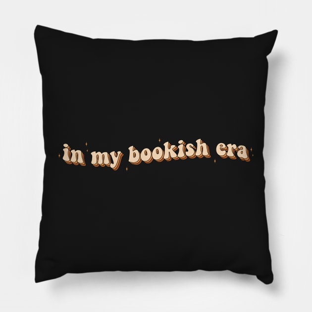 In My Bookish Era Sticker Book Lover Gift Reading Journal Stickers Bookish Kindle Sticker Teacher Sticker Pillow by SouQ-Art