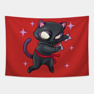 Purr Ninja Tapestry