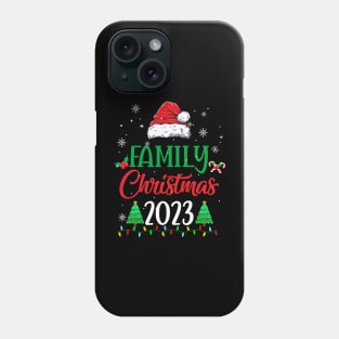 Family Christmas 2023 Matching Family Christmas Squad Santa Phone Case
