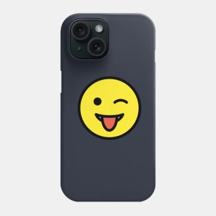 Stuck-Out Tongue Emoji Phone Case