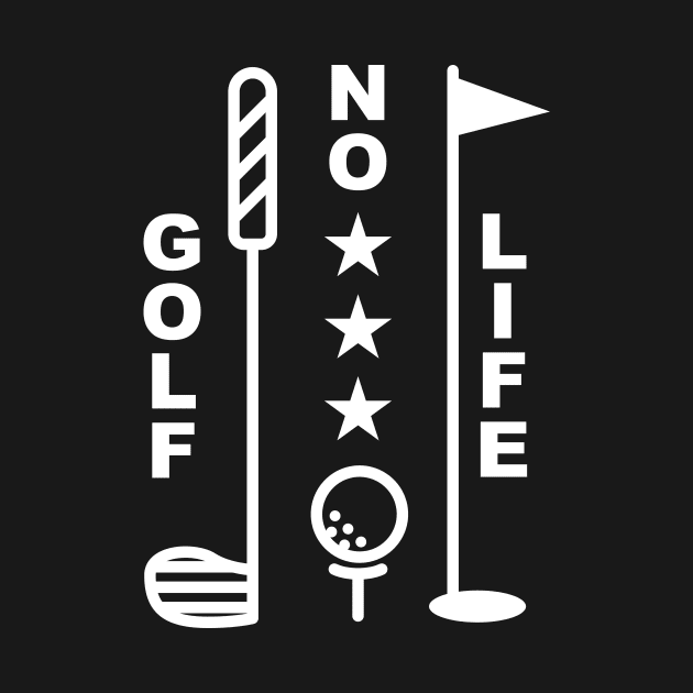 No Golf No Life by Lasso Print