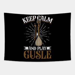 Keep Calm and play Gusle Tapestry