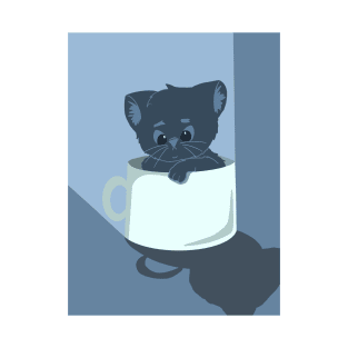 Kitten in a cup T-Shirt