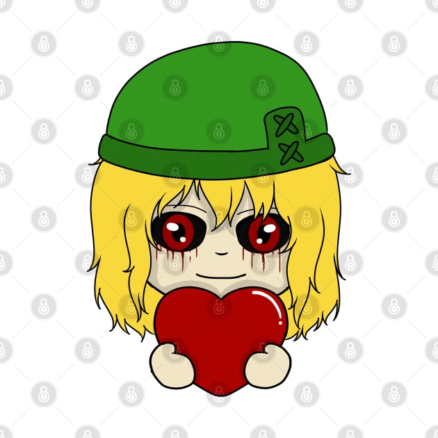 ben drowned valentine chibi by LillyTheChibi