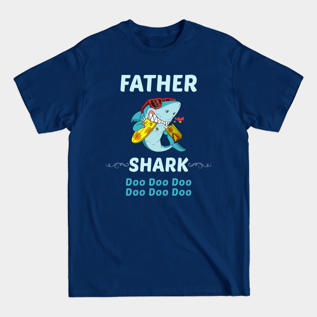 Family Shark 1 FATHER - Father - T-Shirt