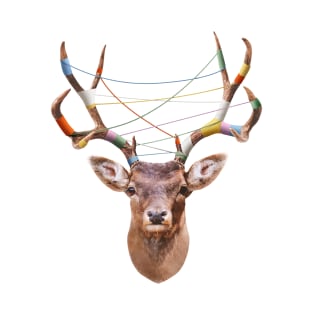 Woven Antlers T-Shirt