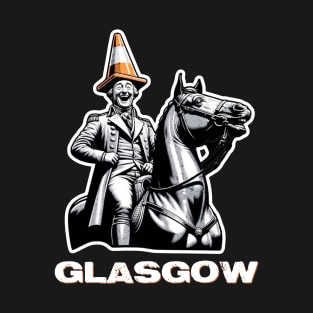 Laughing Duke of Wellington Cartoon in Glasgow Scotland T-Shirt