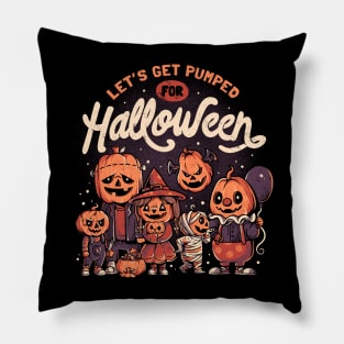 Pumped for Halloween - Cute Pumpkin Gift Pillow