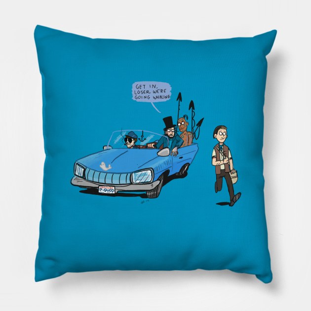 Get in loser, we're going whaling! Pillow by ilikepranksters