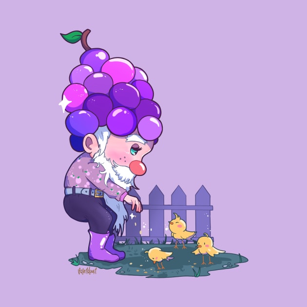 Grape Gnome by paintdust