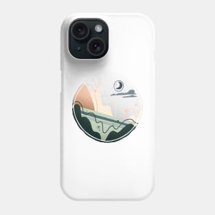 Muted Circle Environment - Graphic Illustration Phone Case