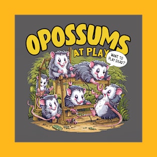 Opossums at play T-Shirt