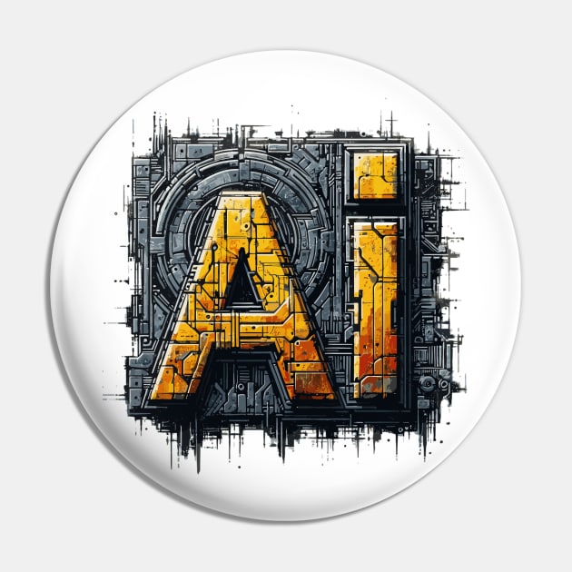 Artificial intelligence Pin by Vehicles-Art