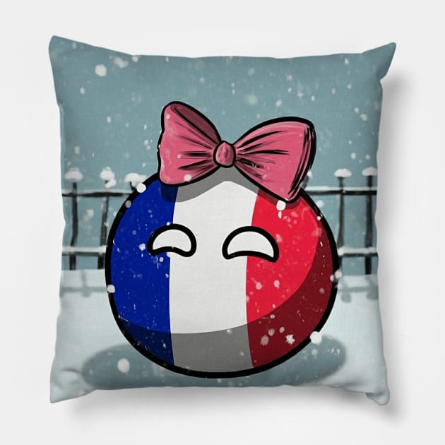 France from Polandball Pillow by Polandball World