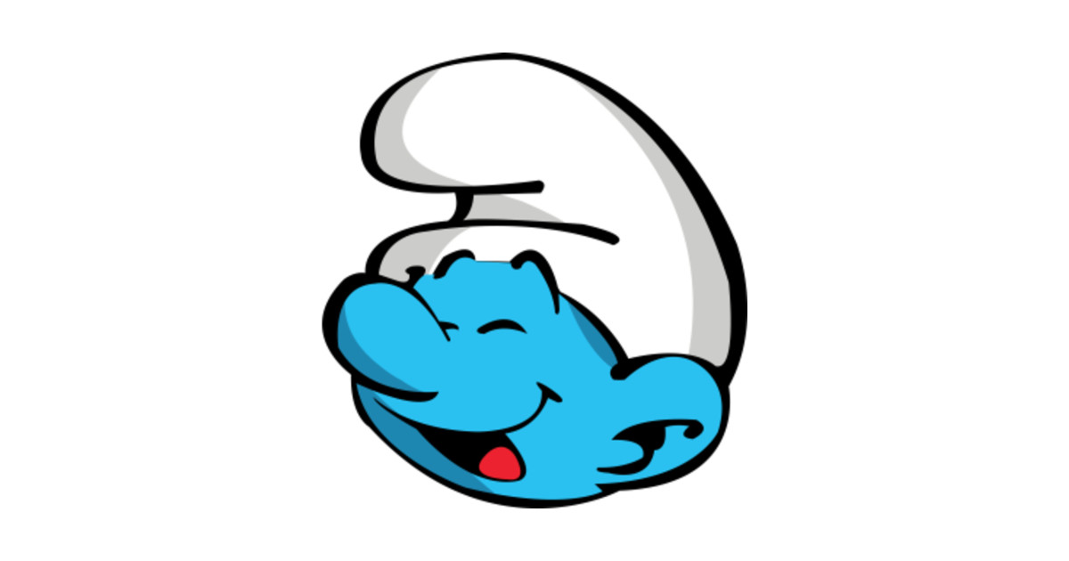 Smurf Head - Smurfs - T-Shirt | TeePublic