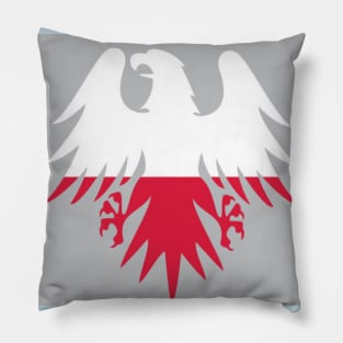 POLAND FLAG EAGLE DESIGN PRIDE Pillow