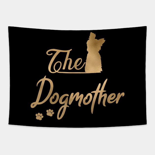 The Yorkshire Terrier aka Yorkie Dogmother Tapestry by JollyMarten