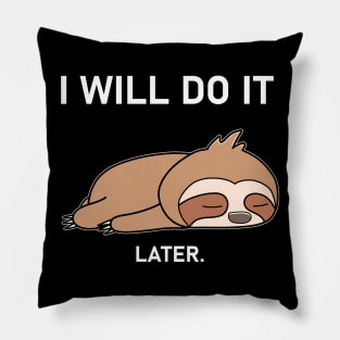 Funny Sloth Pillow