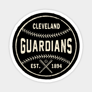 Vintage Cleveland Guardians by Buck Tee Original Magnet