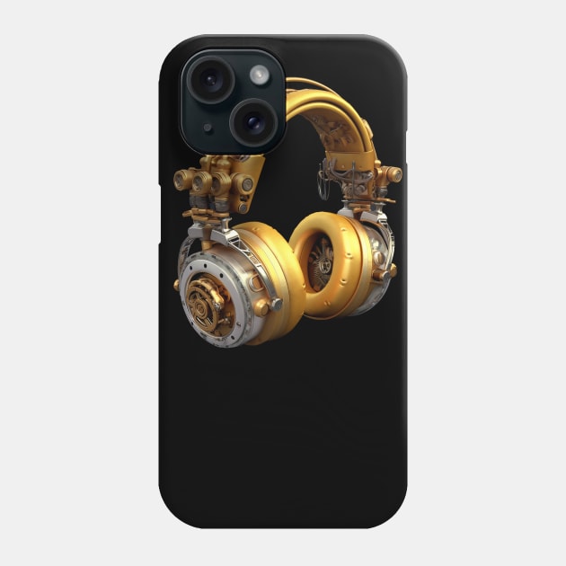 Steampunk Headphones Phone Case by DavidLoblaw