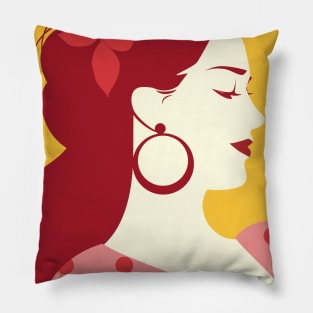 Spanish Woman Pillow