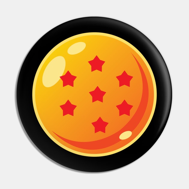 Dragonball 7 Star Pin by winstongambro