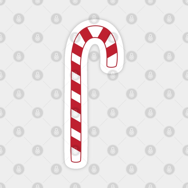 Candy Cane Magnet by tjasarome