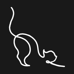 minimalist cat T-Shirt