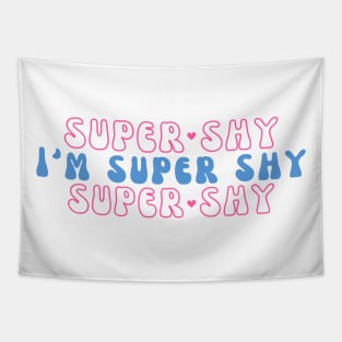 newjeans super shy lyrics simple typography Tapestry