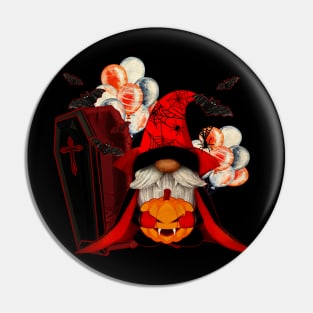 Gnome Halloween T-shirt Pin