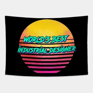 1980s Retro Industrial Designer Gift Tapestry