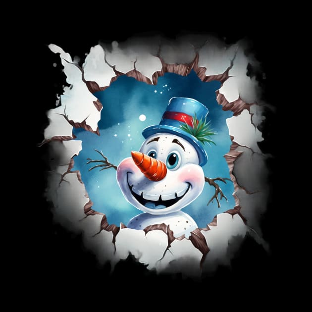 Funny snowman by ArtVault23