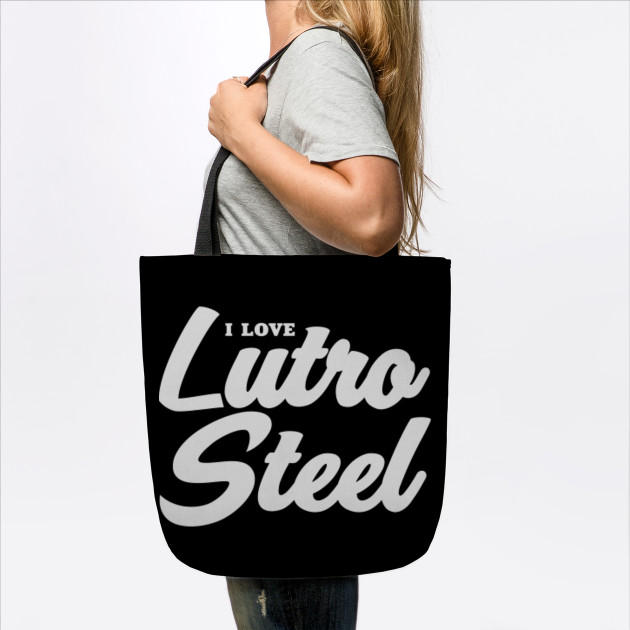 I Love Lutro Steel Celebrity Tote Teepublic Au