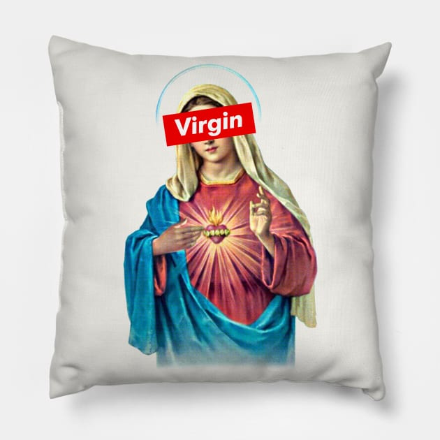 Virgin Mary Pillow by DankFutura