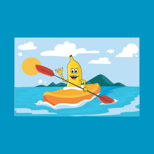 Kayaking makes me happy outdoor sport T-Shirt