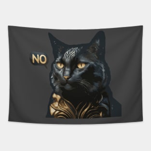 cat say no Tapestry