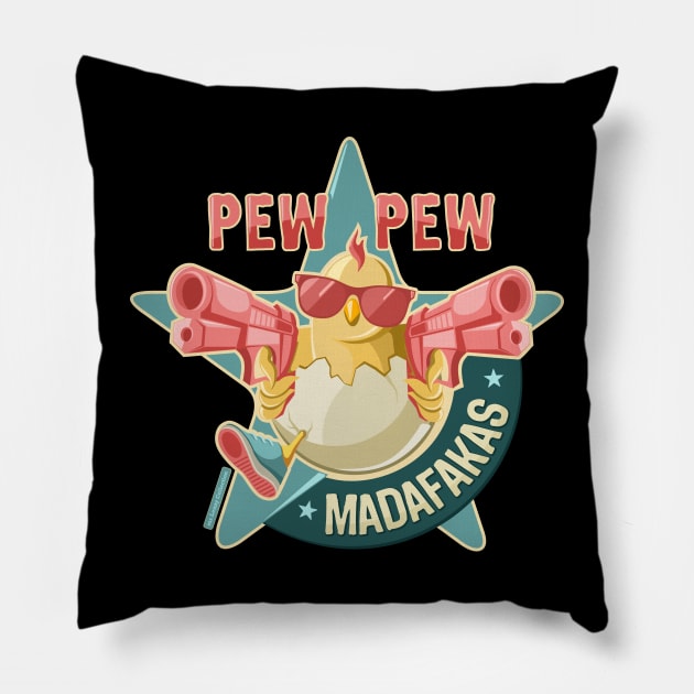 Pew Pew Madafakas! Pillow by mr.Lenny Loves ...