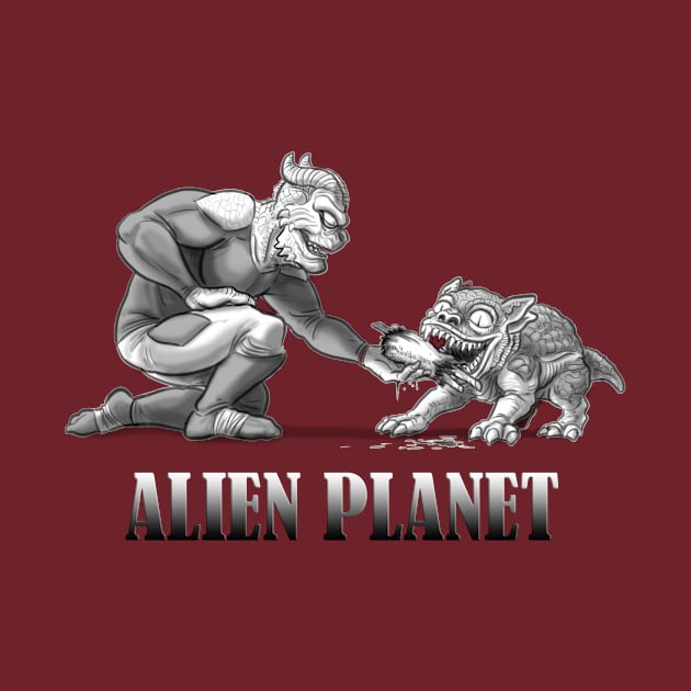 Alien Planet - Feeding Time by Monster Maxson Productions LLC