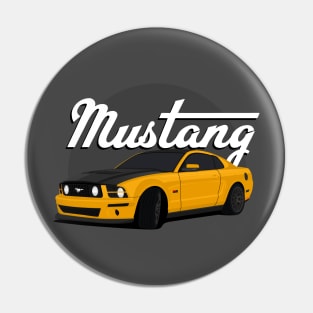 classic cars - yellow shinning color Pin